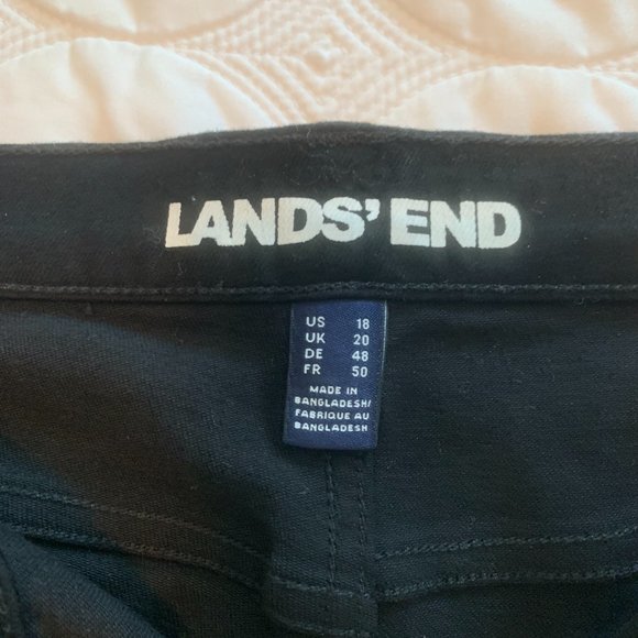 Lands' End Black Jeans NWT - Picture 4 of 4